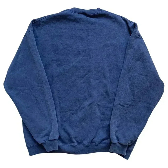 Vintage-style Loyola Sacred Heart Crewneck Sweatshirt Navy Blue Green Size XL - Picture 2 of 9